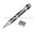6 in 1 LED Light Screwdriver Pen Tool